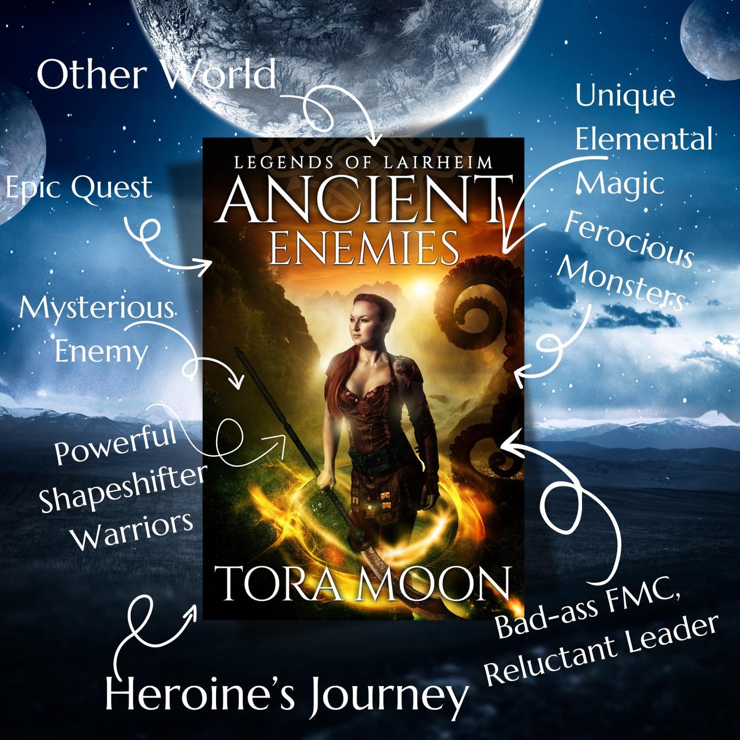 Image of Ancient Enemies Cover with list of troupes