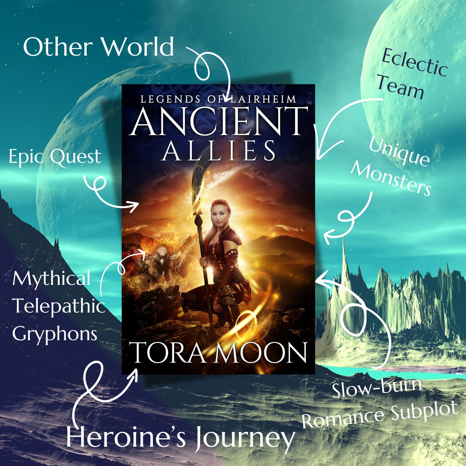 Image of Ancient Allies Cover with list of troupes