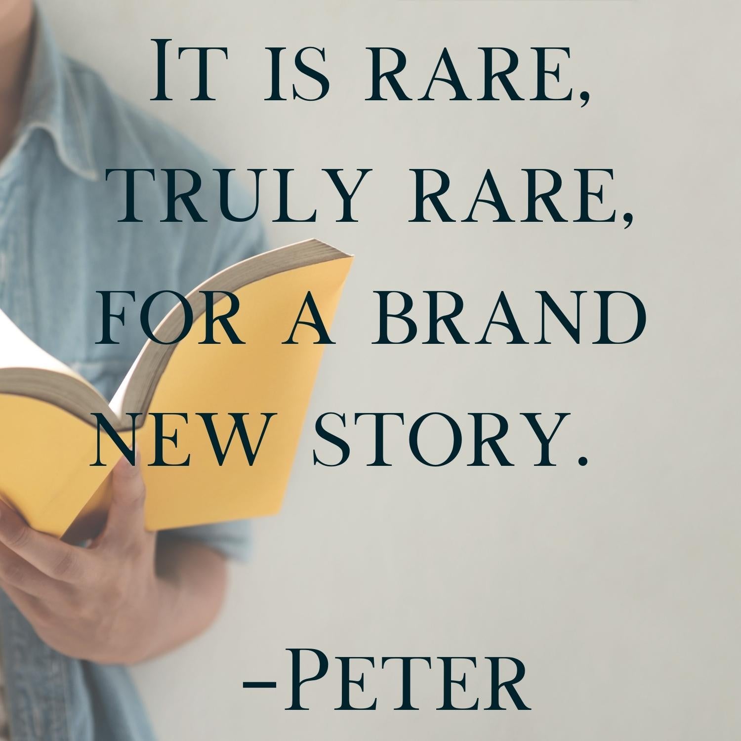 Image of review quote for Ancient Allies - rare for a brand new story