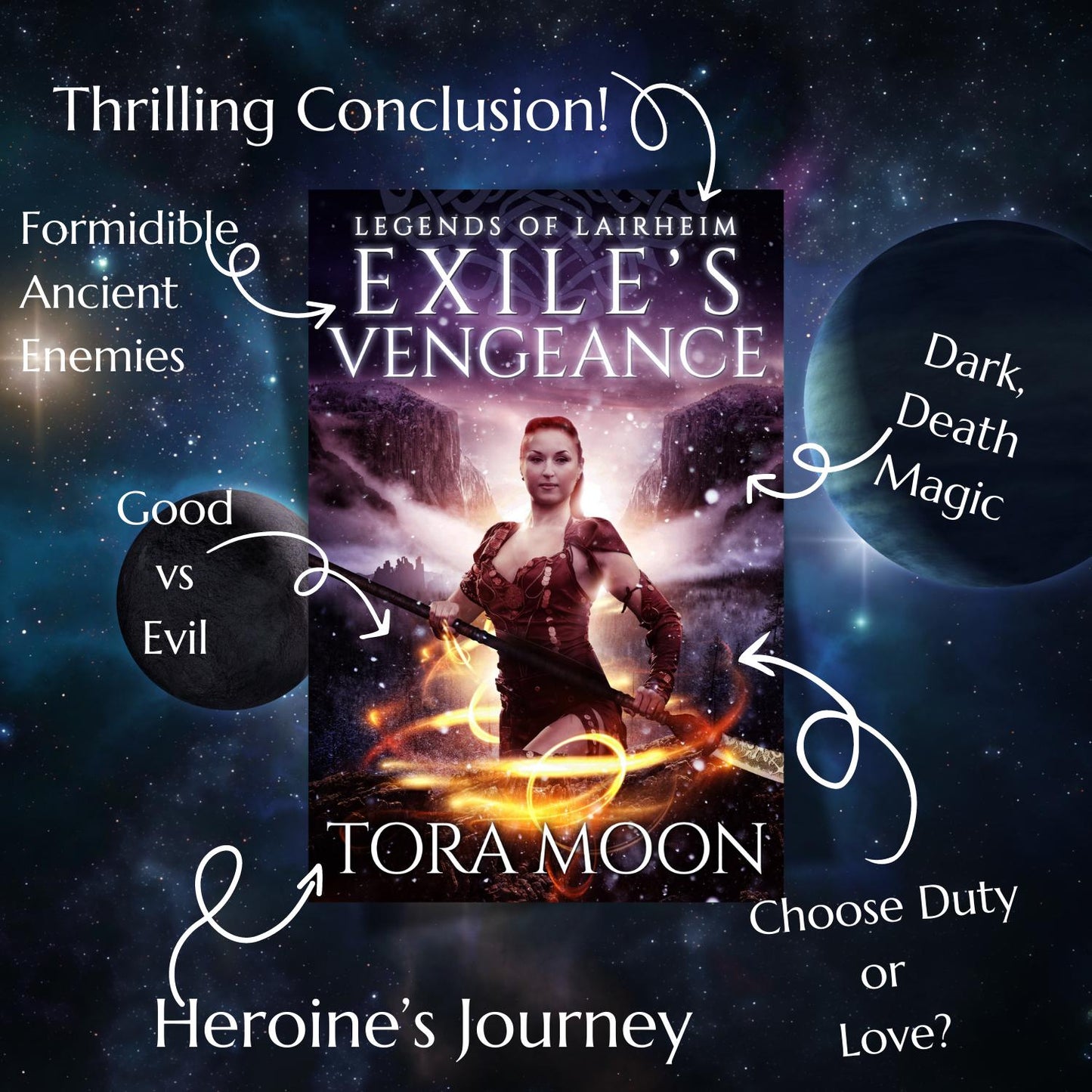 Image of Exiles Vengeance Cover with list of troupes