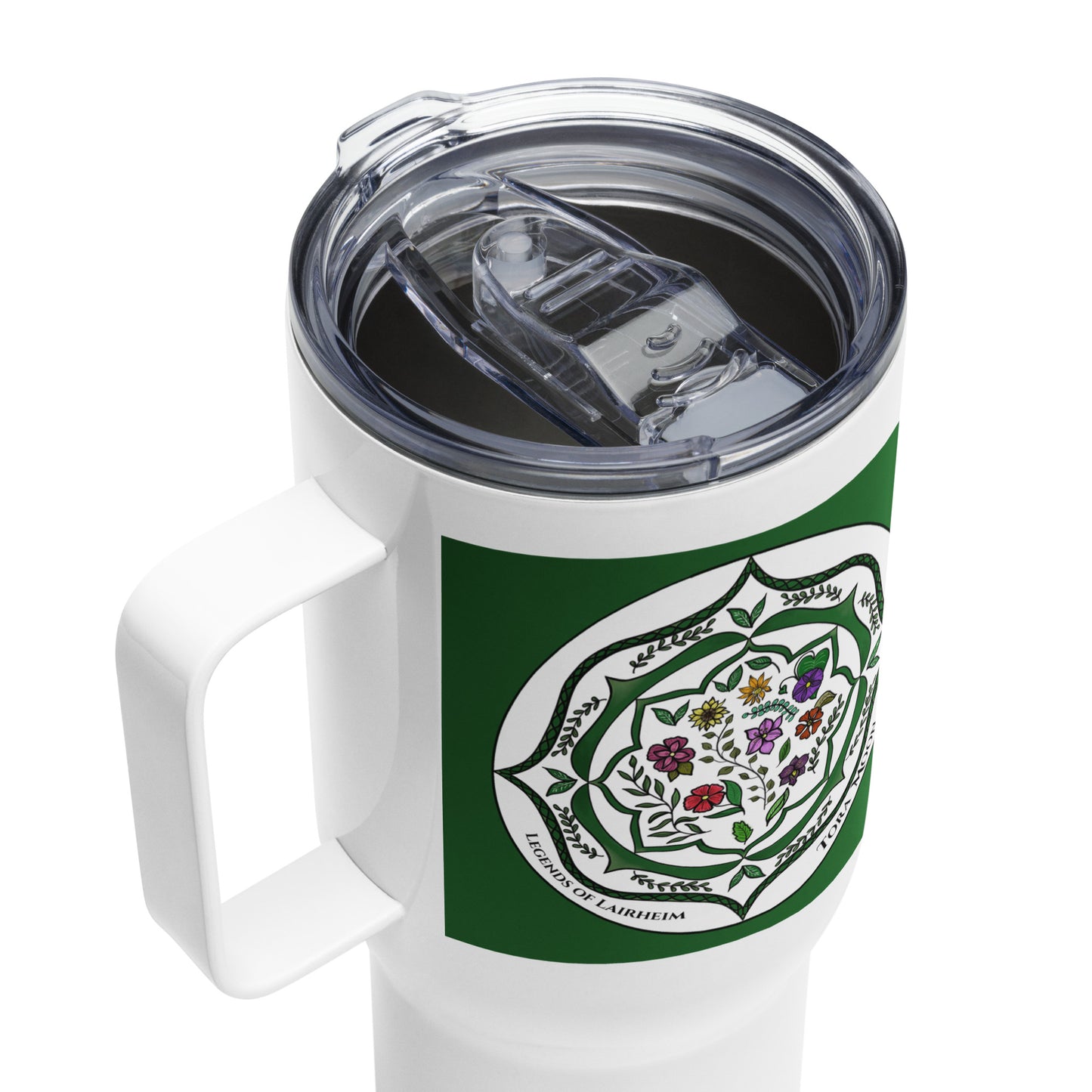 Green Talent Mandala Travel Mug