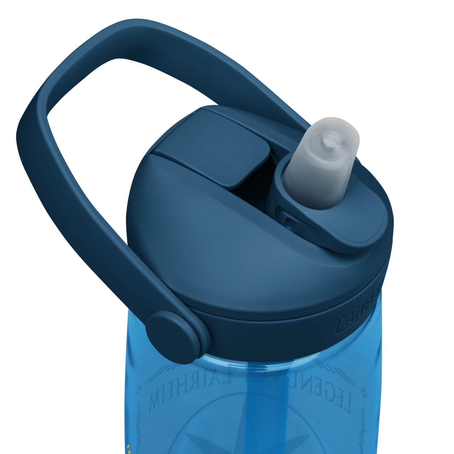 Legends of Lairheim Elemental Star Flip Straw Water Bottle top oxford blue