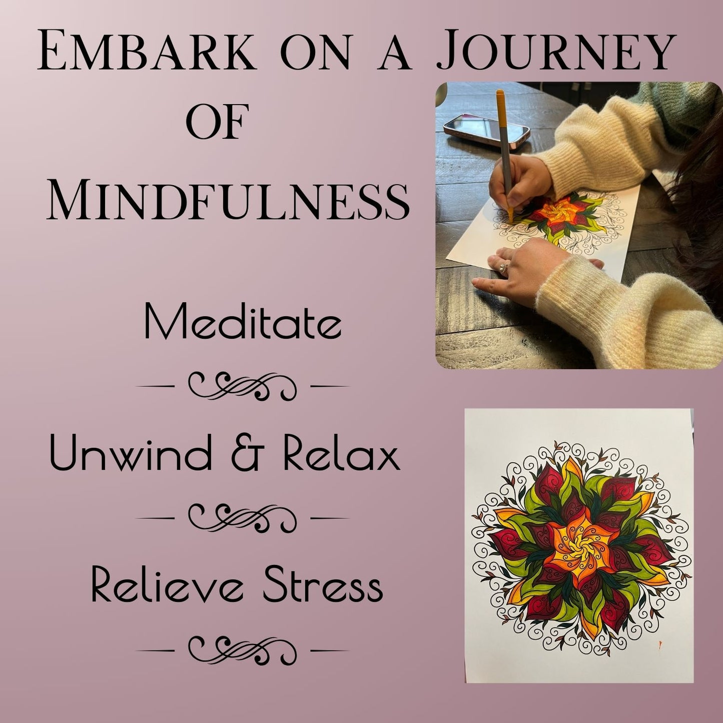 Embark on a Journey of Mindfulness with Tora's Mystical Mandalas Volume 1