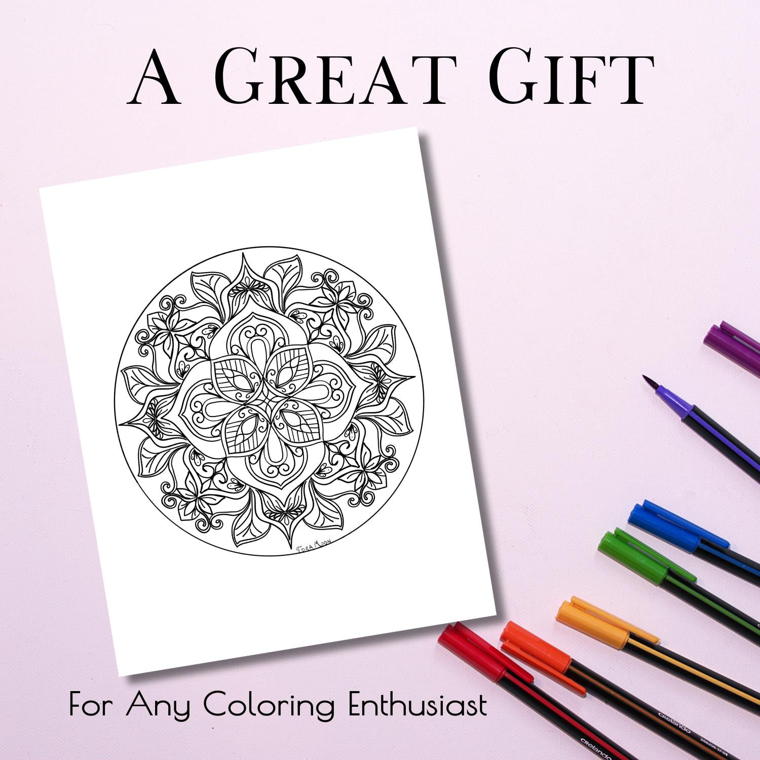 Tora's Mystical Mandalas Volume 1 makes a great gift