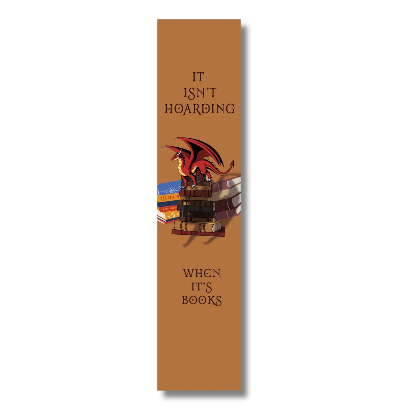 Fierce Red Dragon Book Guardian Bookmark