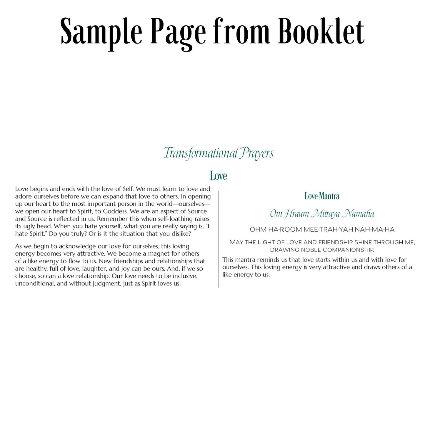 Transformational Prayers: Mantras & Mudras for Meditation