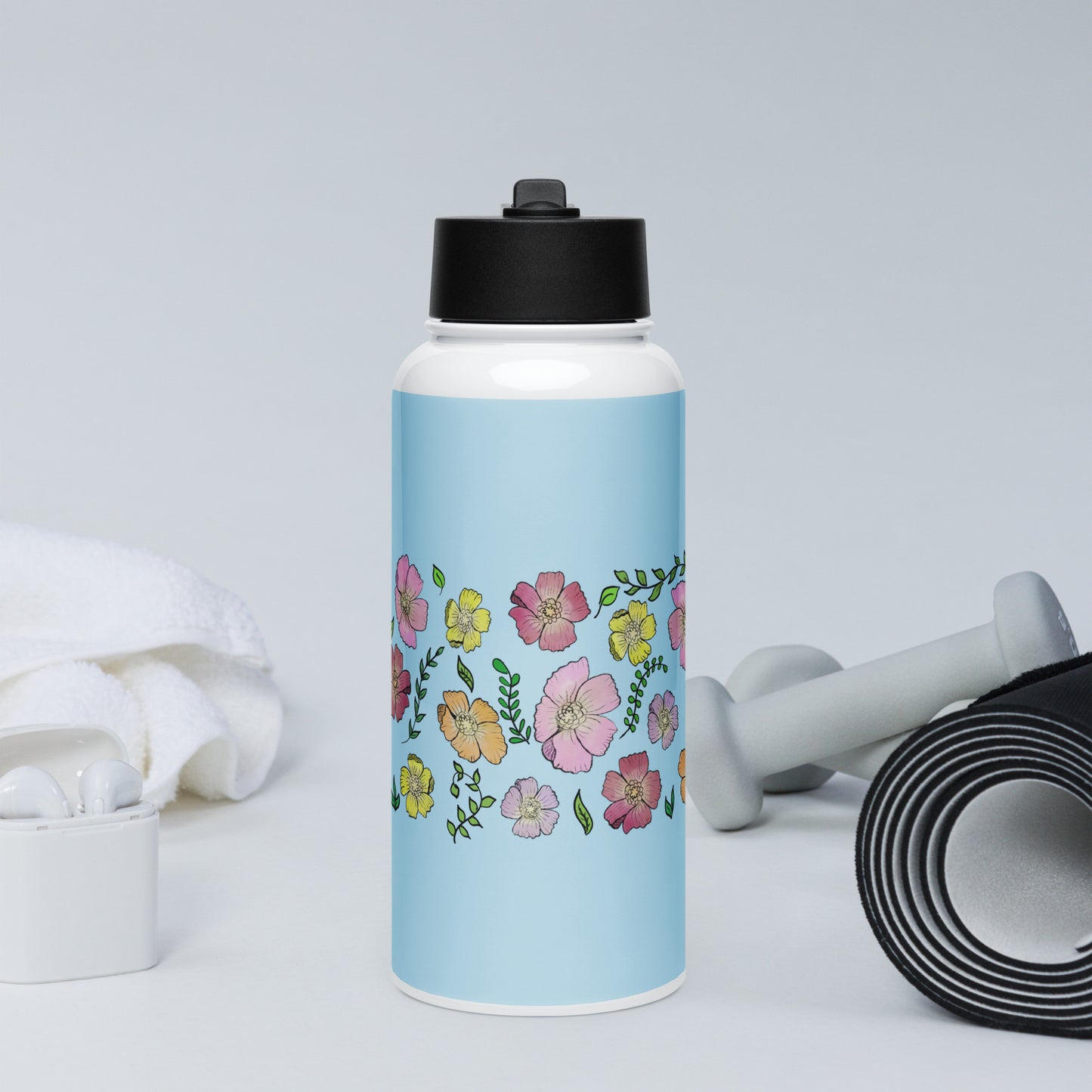 Cosmos 32-oz Stainless Steel Water Bottle