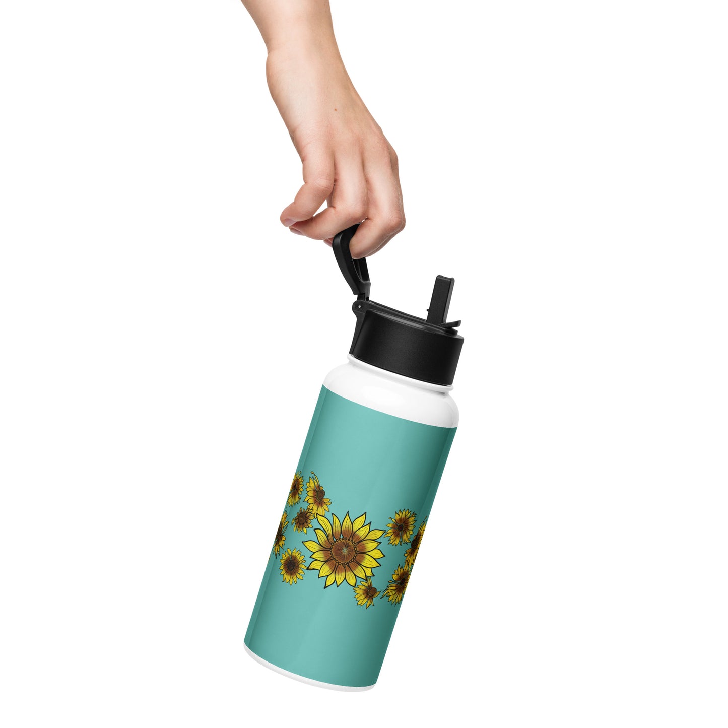 Sunflowers 32-oz Stainless Steel Water Bottle