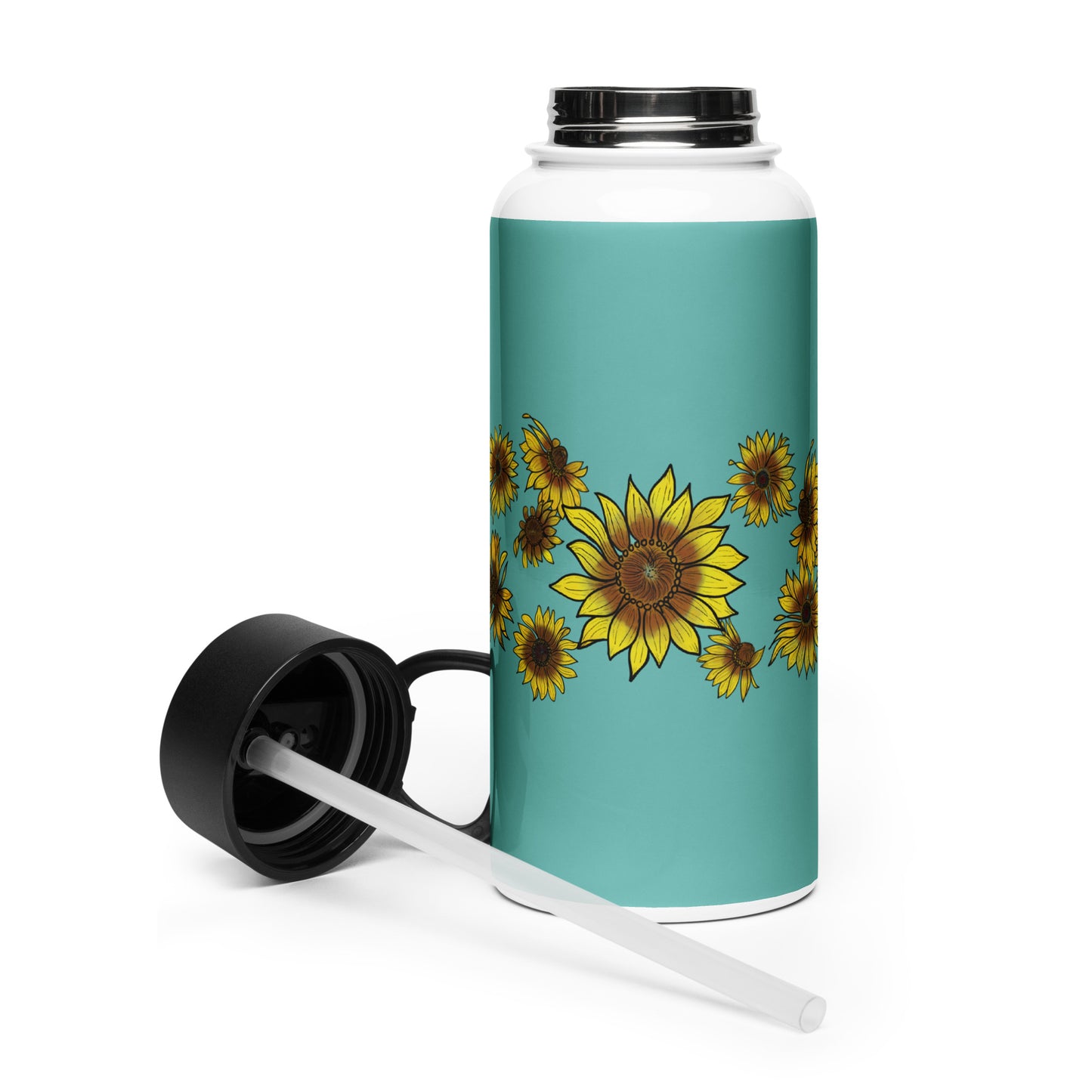 Sunflowers 32-oz Stainless Steel Water Bottle