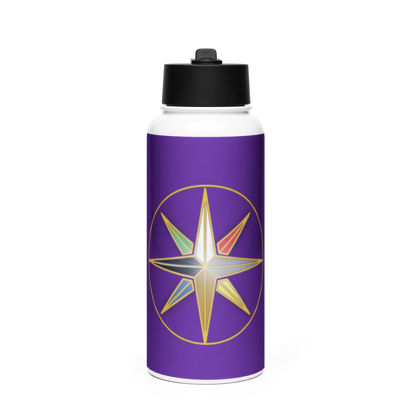 Legends of Lairheim Elemental Star Water Bottle front