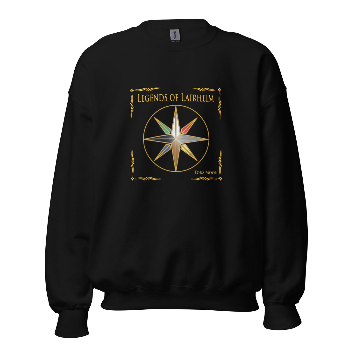 Legends of Lairheim Elemental Star sweatshirt -black
