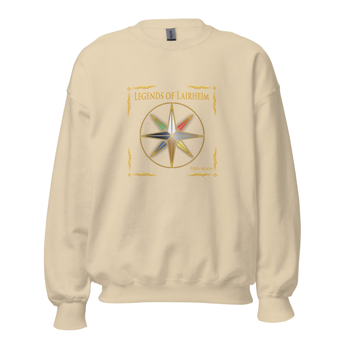 Legends of Lairheim Elemental Star sweatshirt -sand