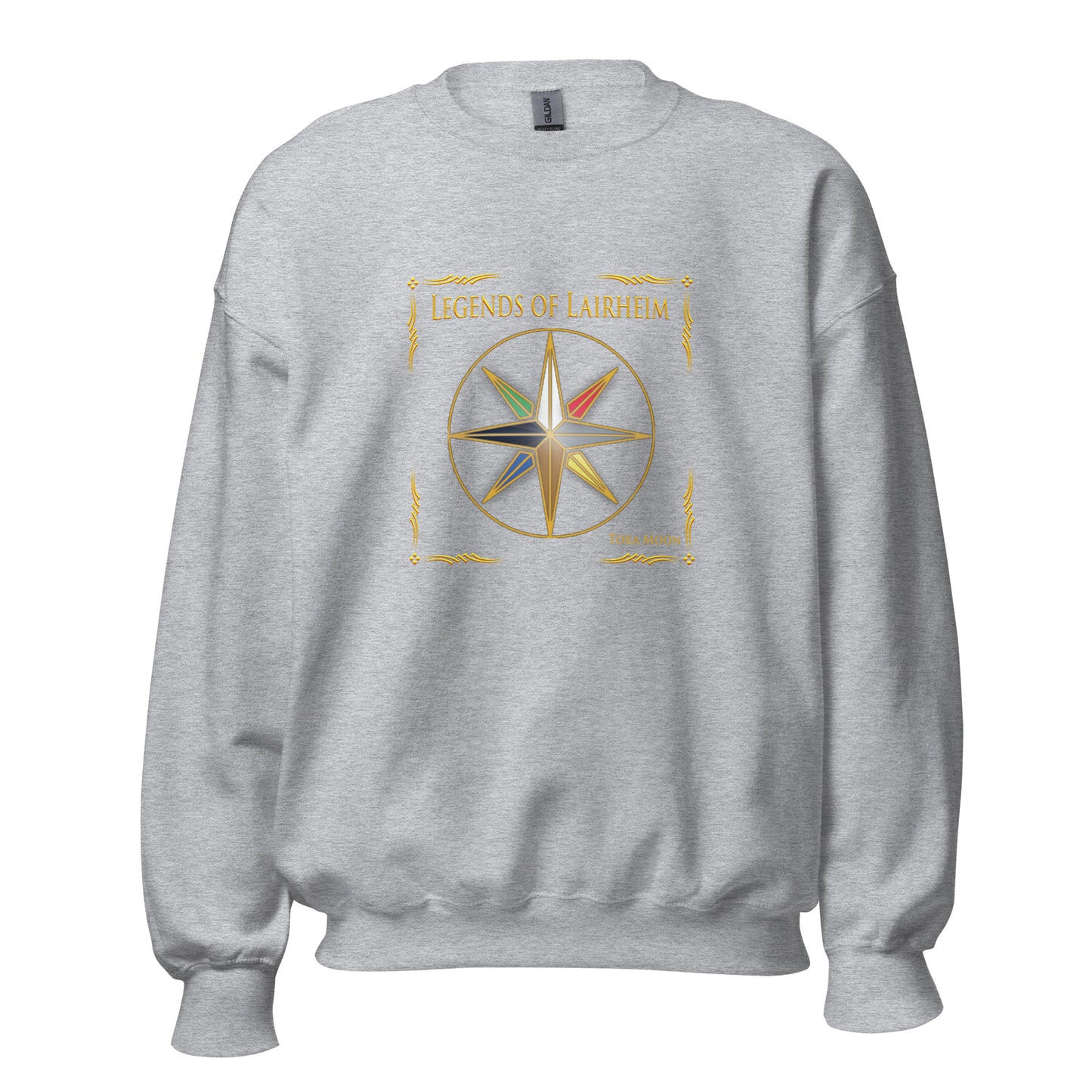 Legends of Lairheim Elemental Star sweatshirt -sport grey