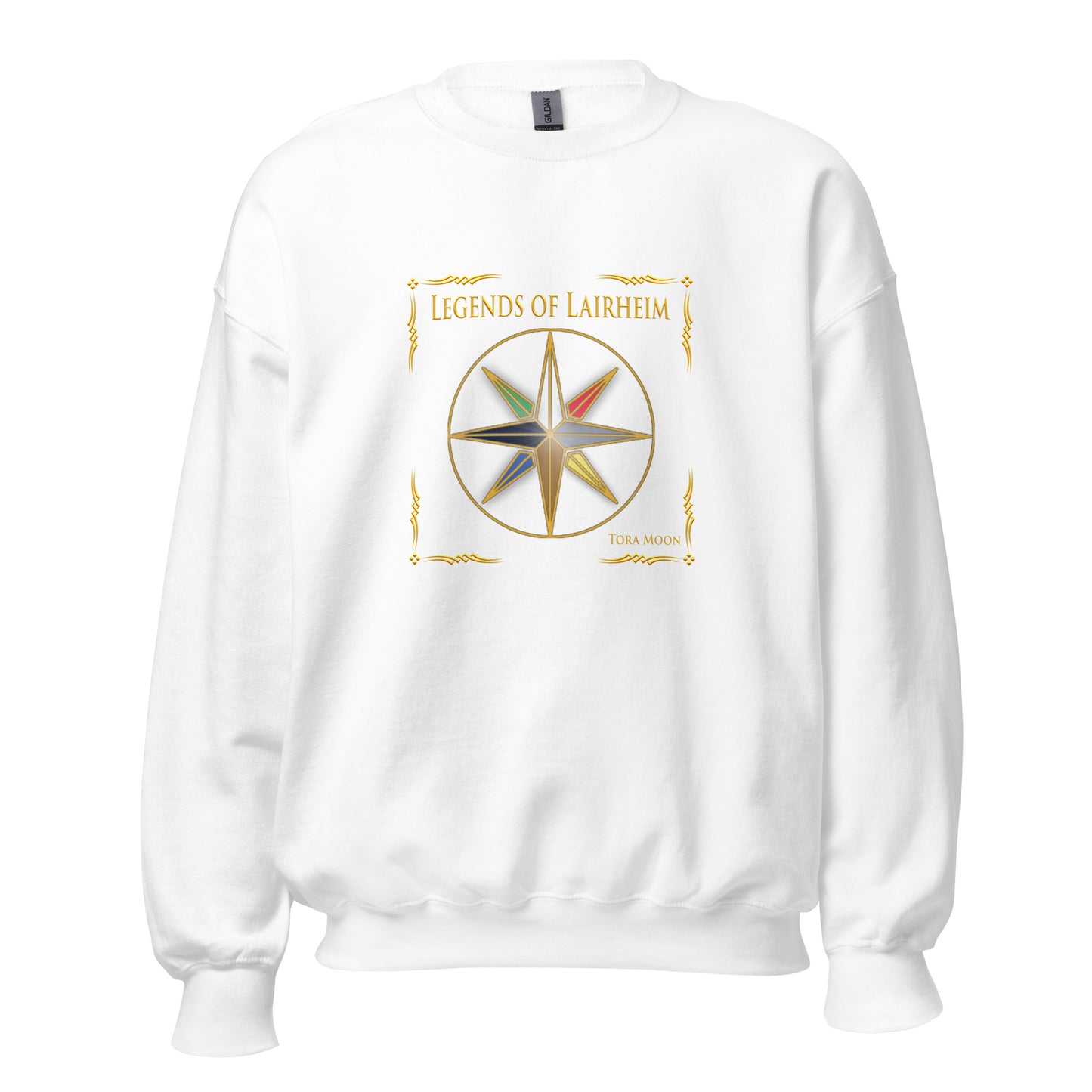 Legends of Lairheim Elemental Star sweatshirt -white