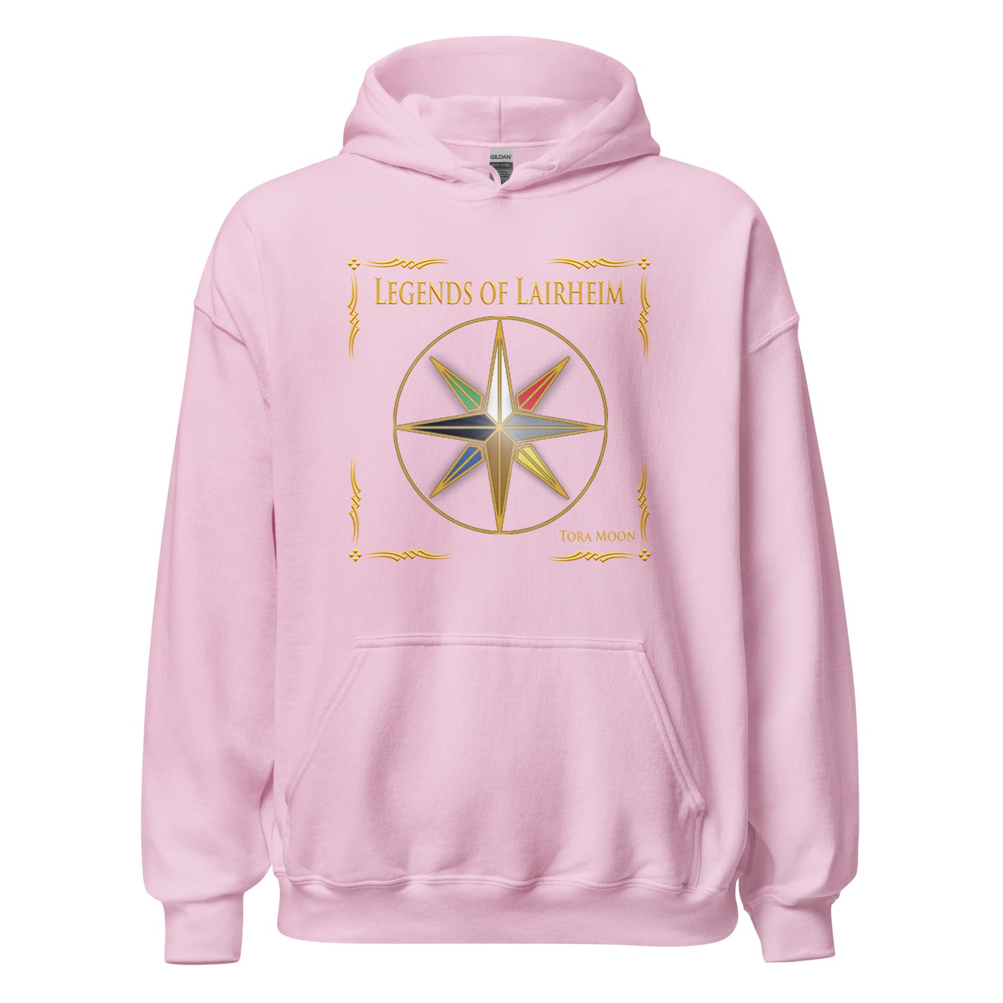 Legends of Lairheim Elemental Star Hoodie - light pink