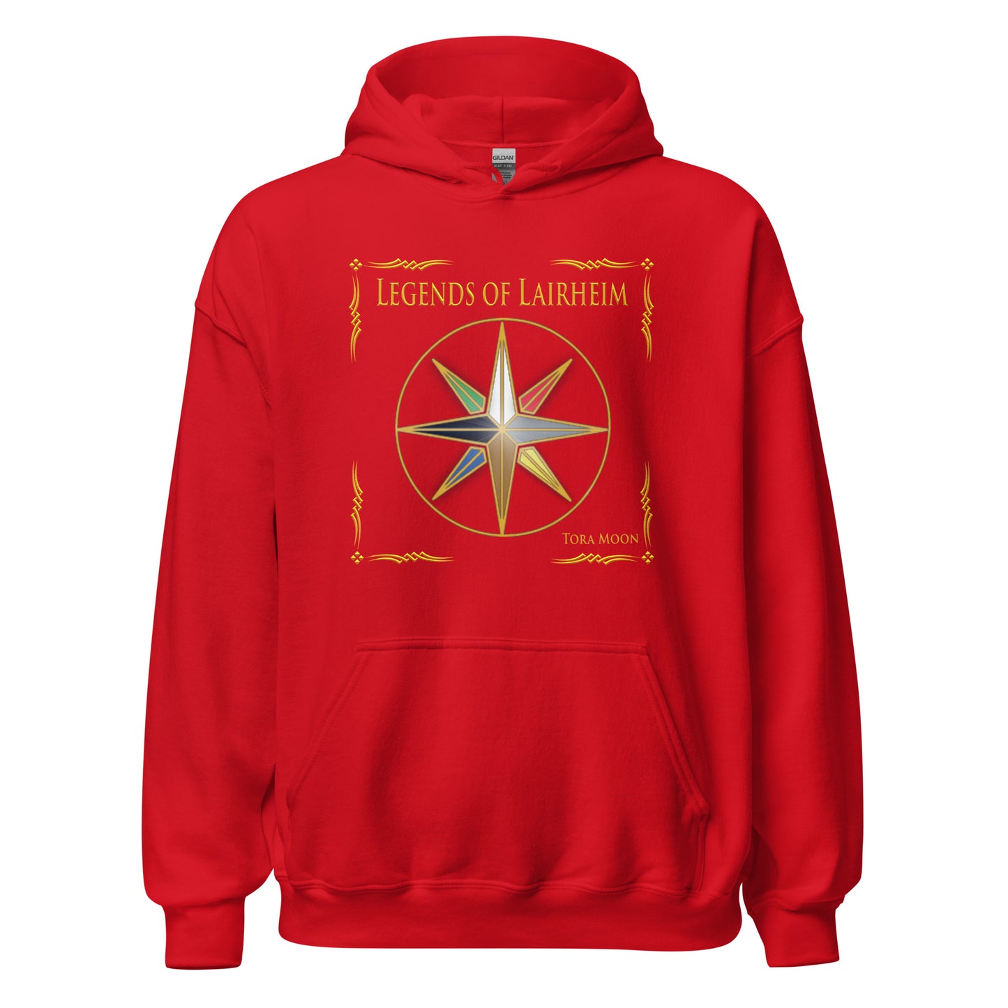 Legends of Lairheim Elemental Star Hoodie - red