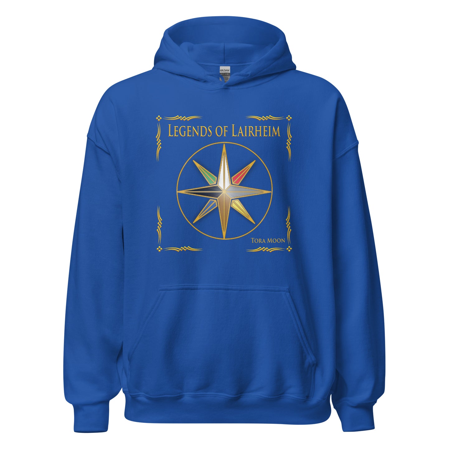 Legends of Lairheim Elemental Star Hoodie - royal blue