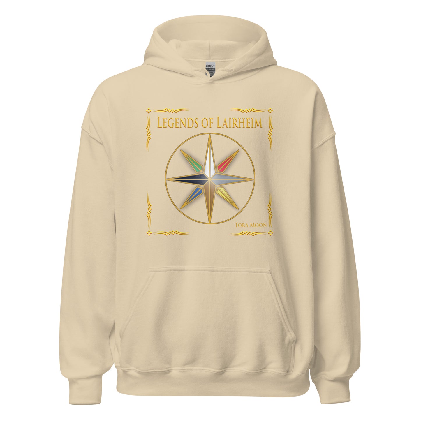 Legends of Lairheim Elemental Star Hoodie - sand