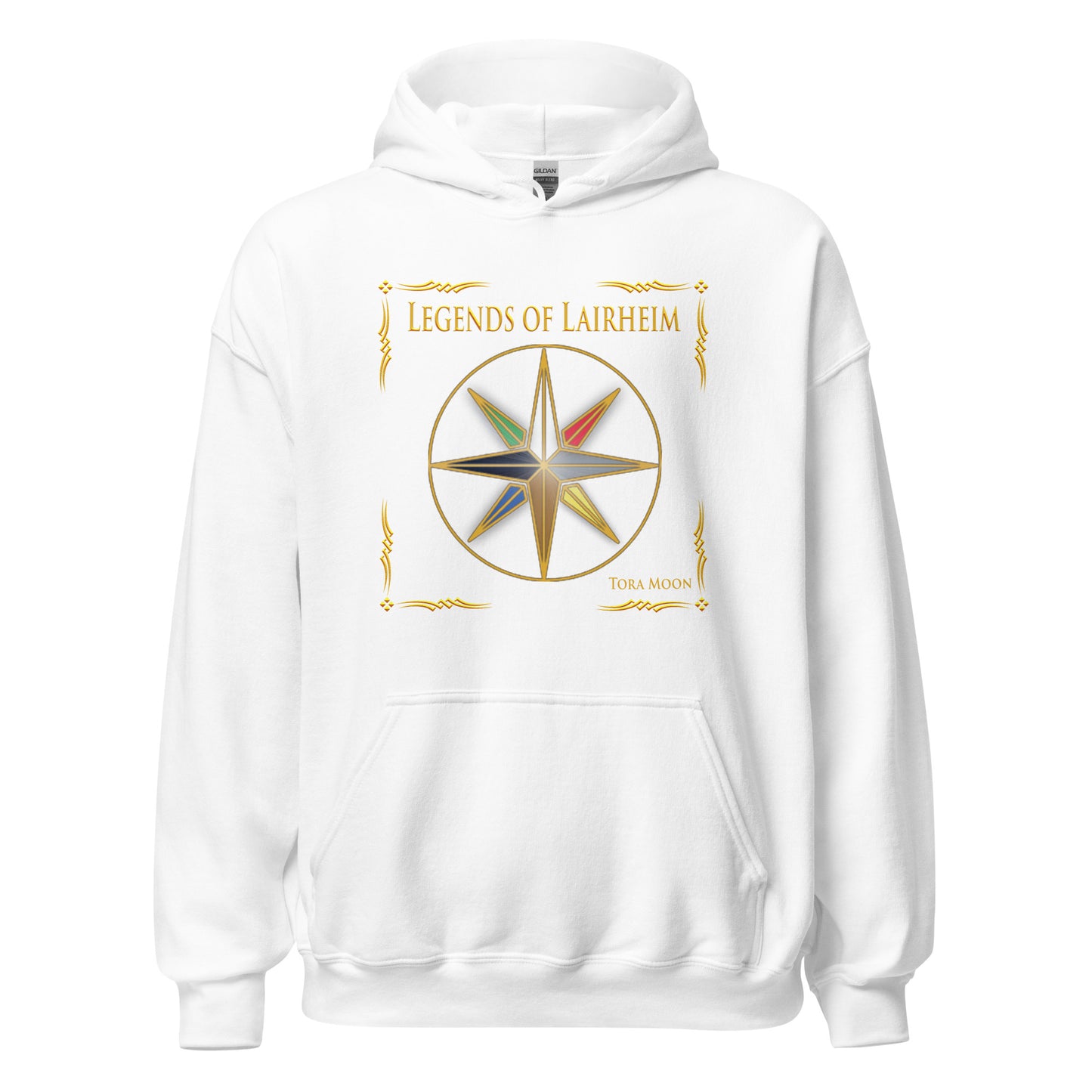 Legends of Lairheim Elemental Star Hoodie - white