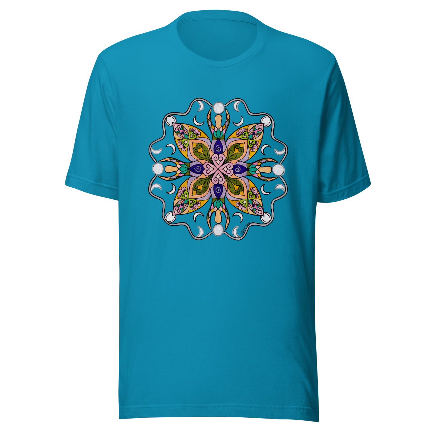 Moonlit Goddess Mandala T-shirt