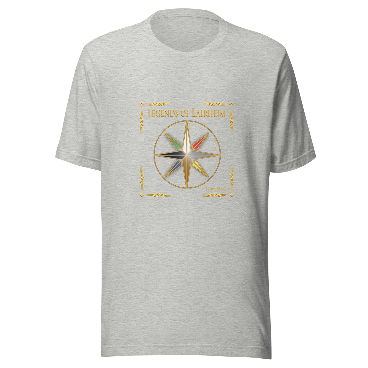 Legends of Lairheim Elemental Star t-shirt -athletic grey