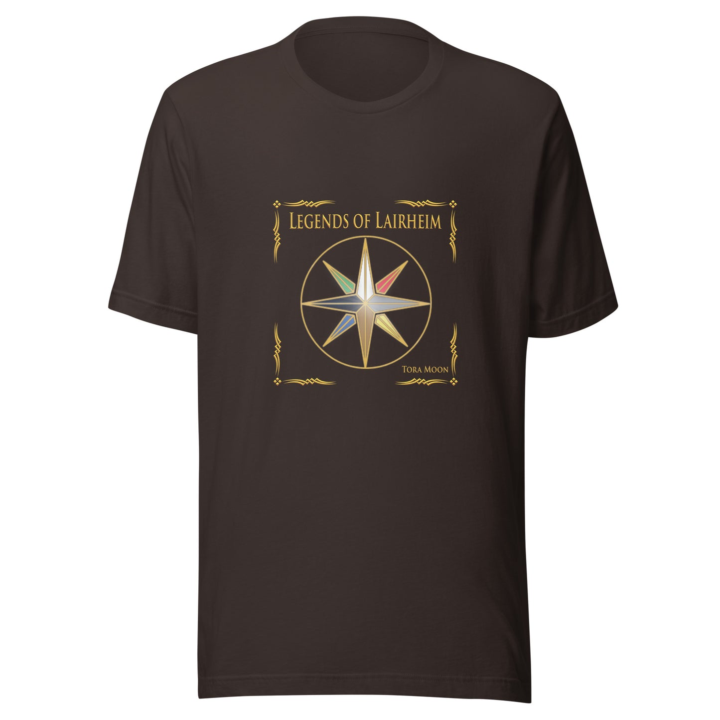 Legends of Lairheim Elemental Star t-shirt -brown