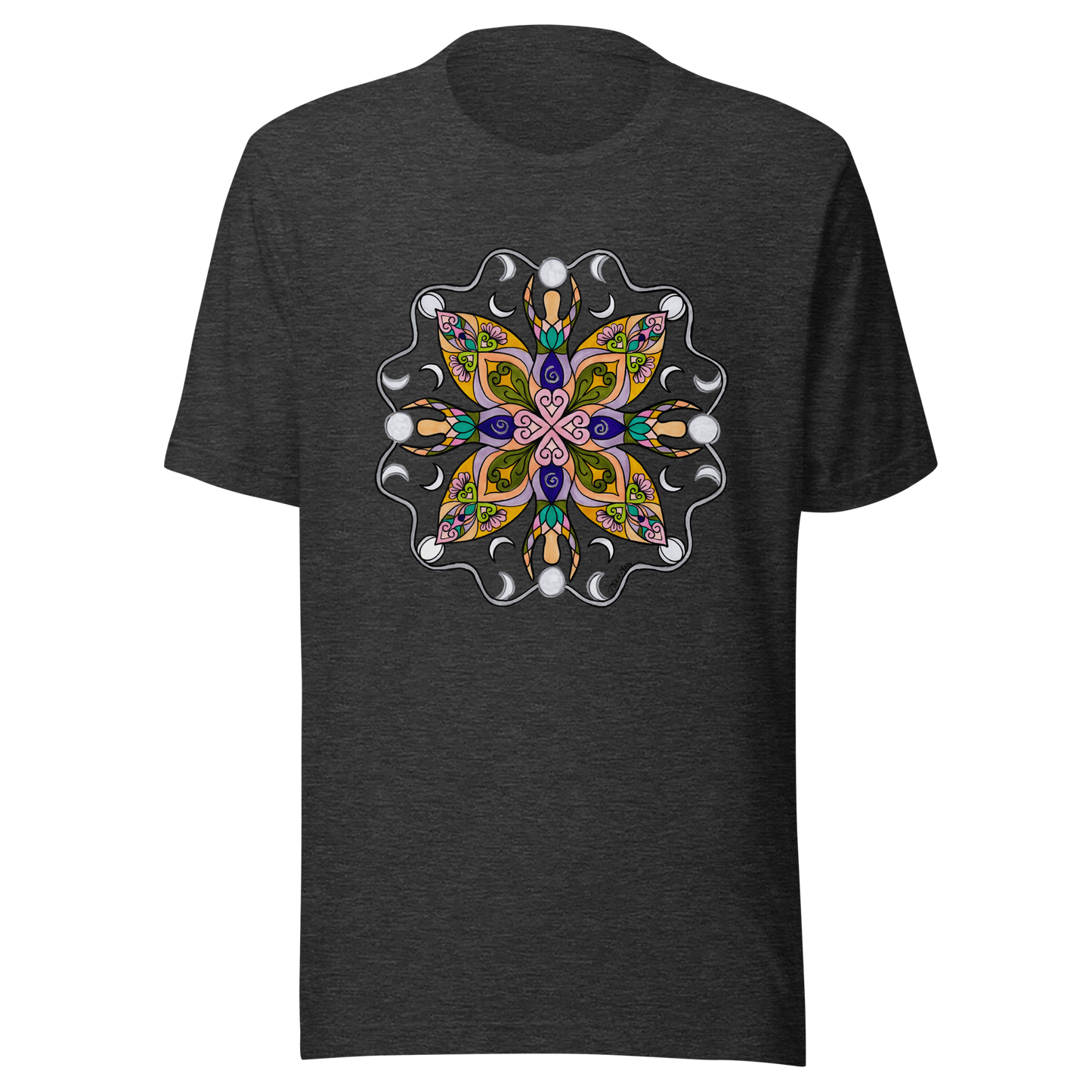 Moonlit Goddess Mandala T-shirt