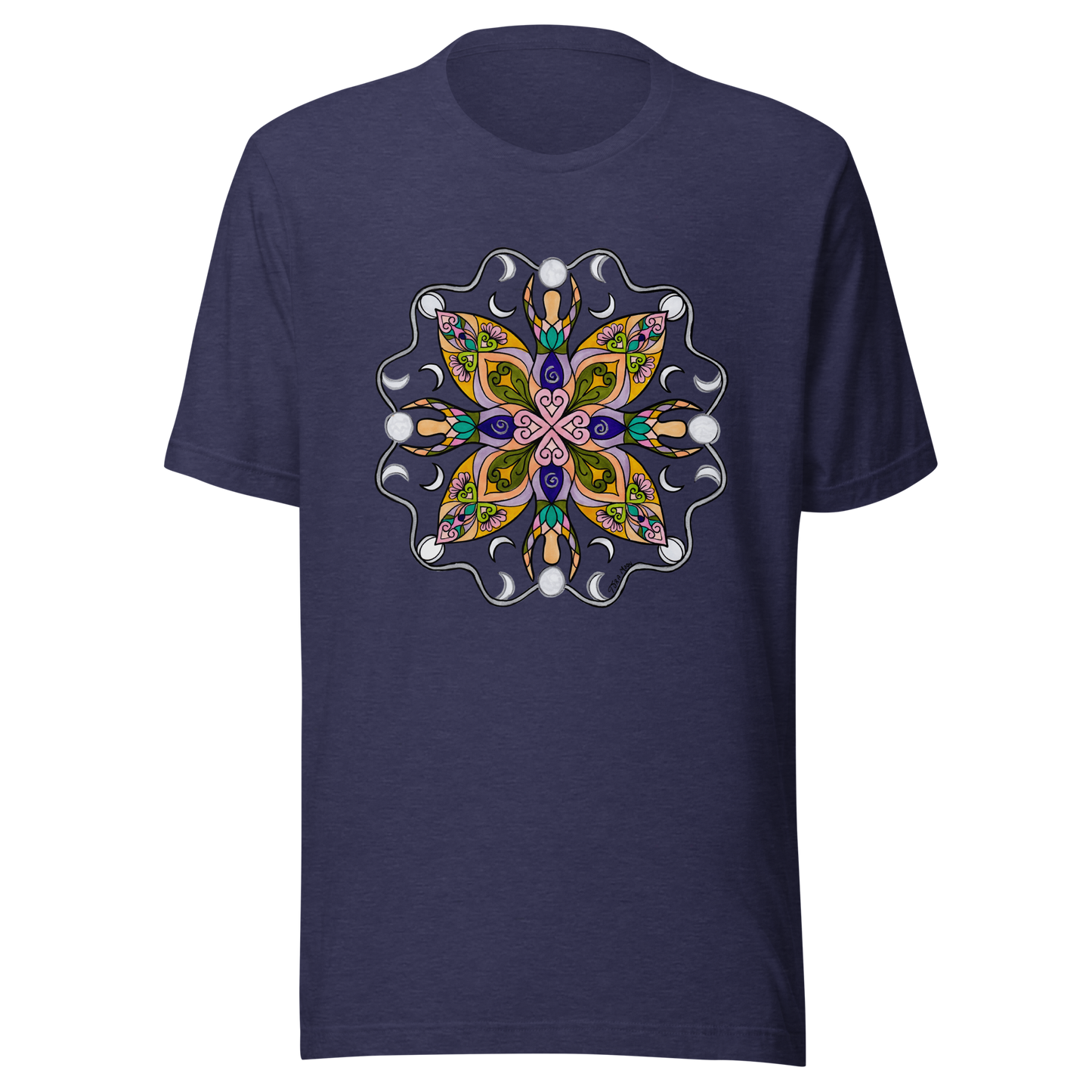 Moonlit Goddess Mandala T-shirt