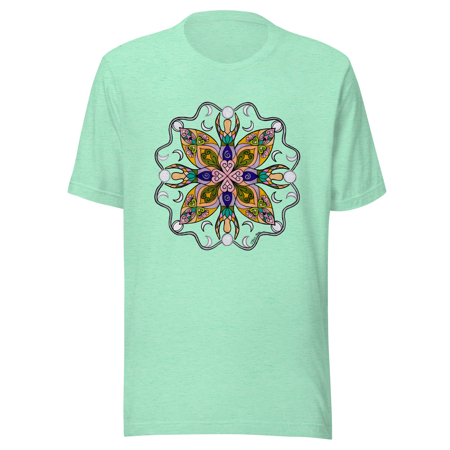Moonlit Goddess Mandala T-shirt