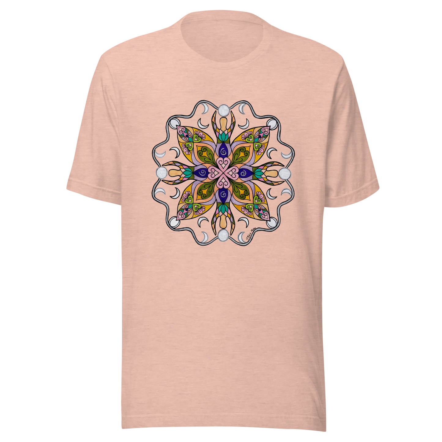 Moonlit Goddess Mandala T-shirt