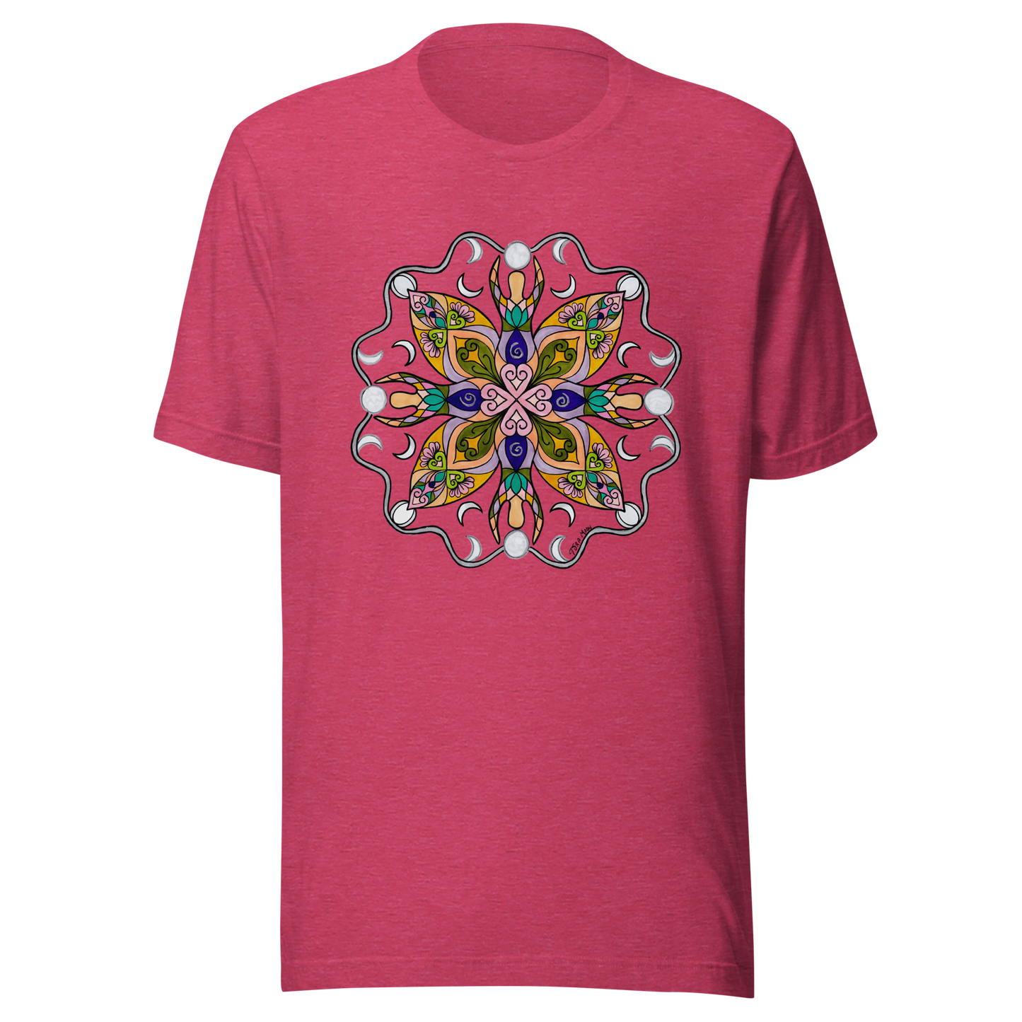 Moonlit Goddess Mandala T-shirt