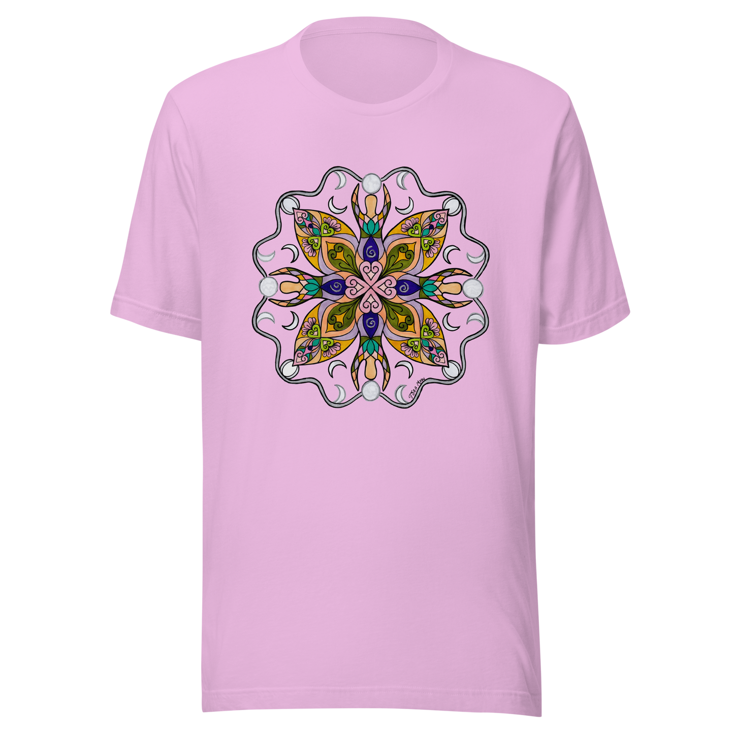 Moonlit Goddess Mandala T-shirt