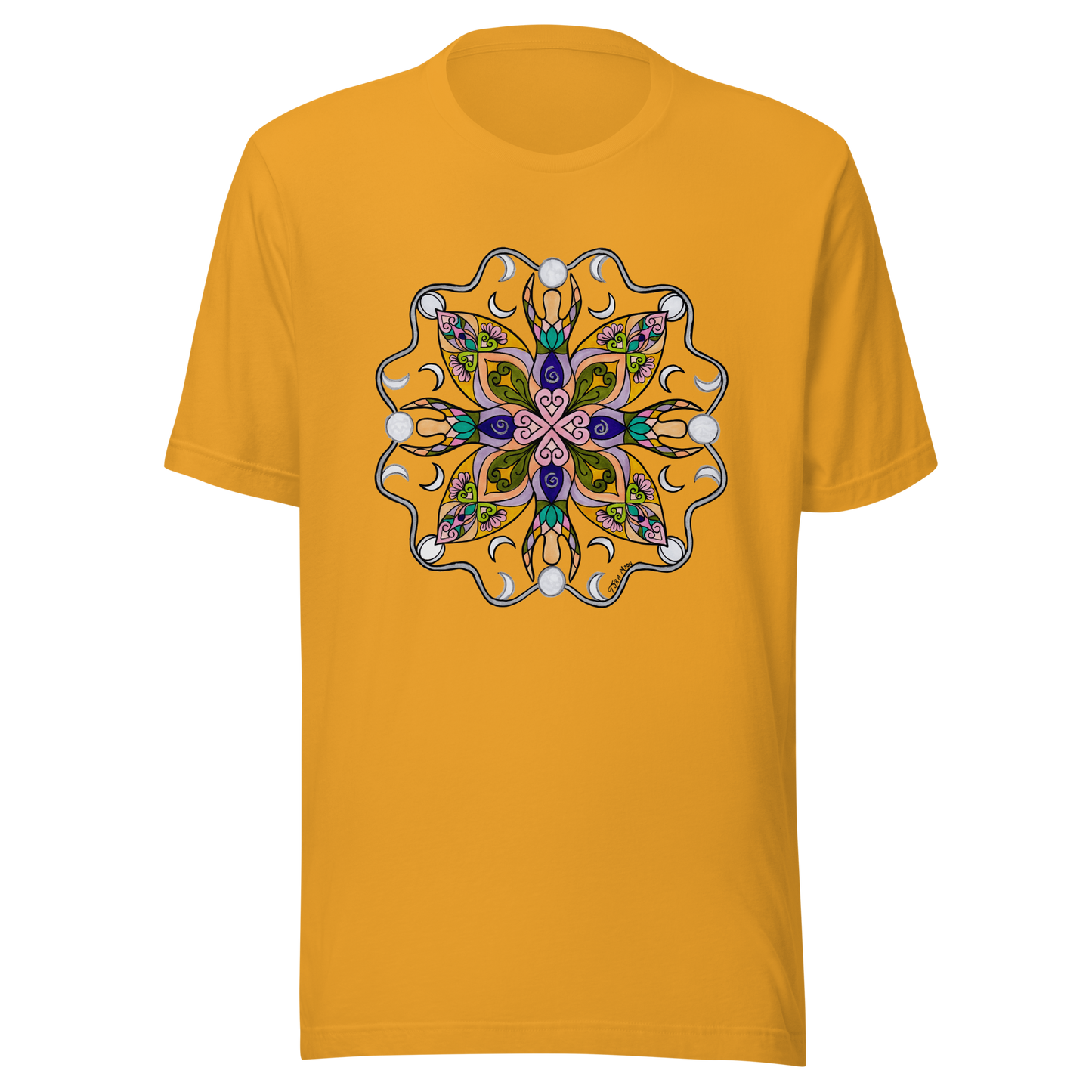 Moonlit Goddess Mandala T-shirt