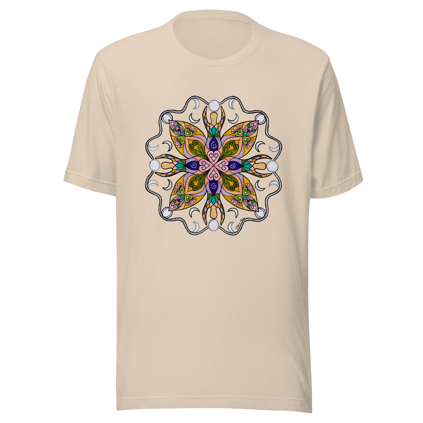 Moonlit Goddess Mandala T-shirt