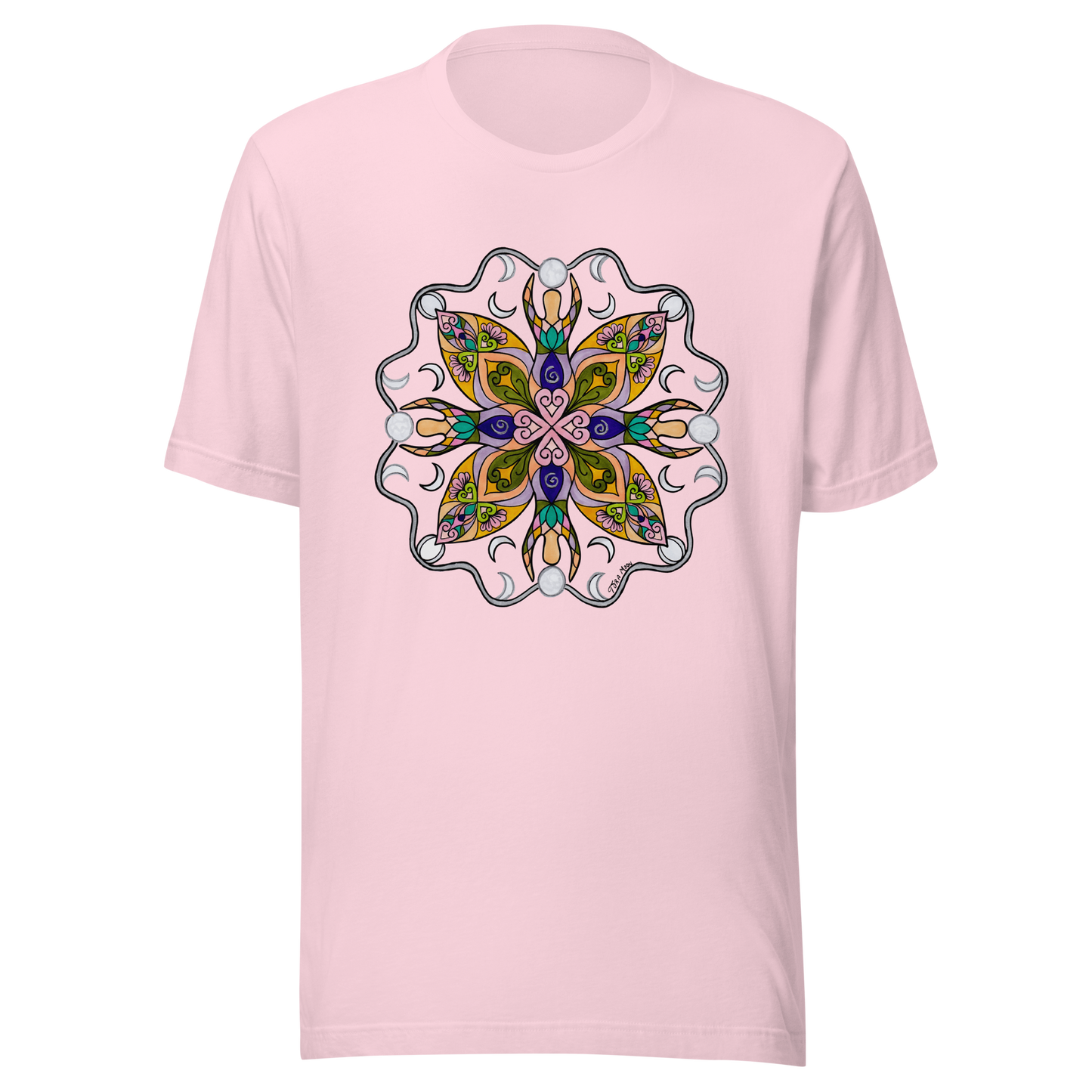 Moonlit Goddess Mandala T-shirt