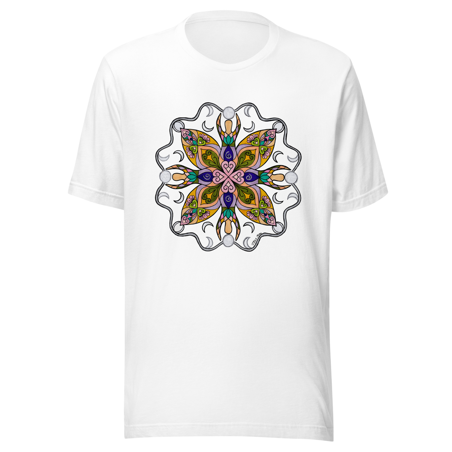 Moonlit Goddess Mandala T-shirt