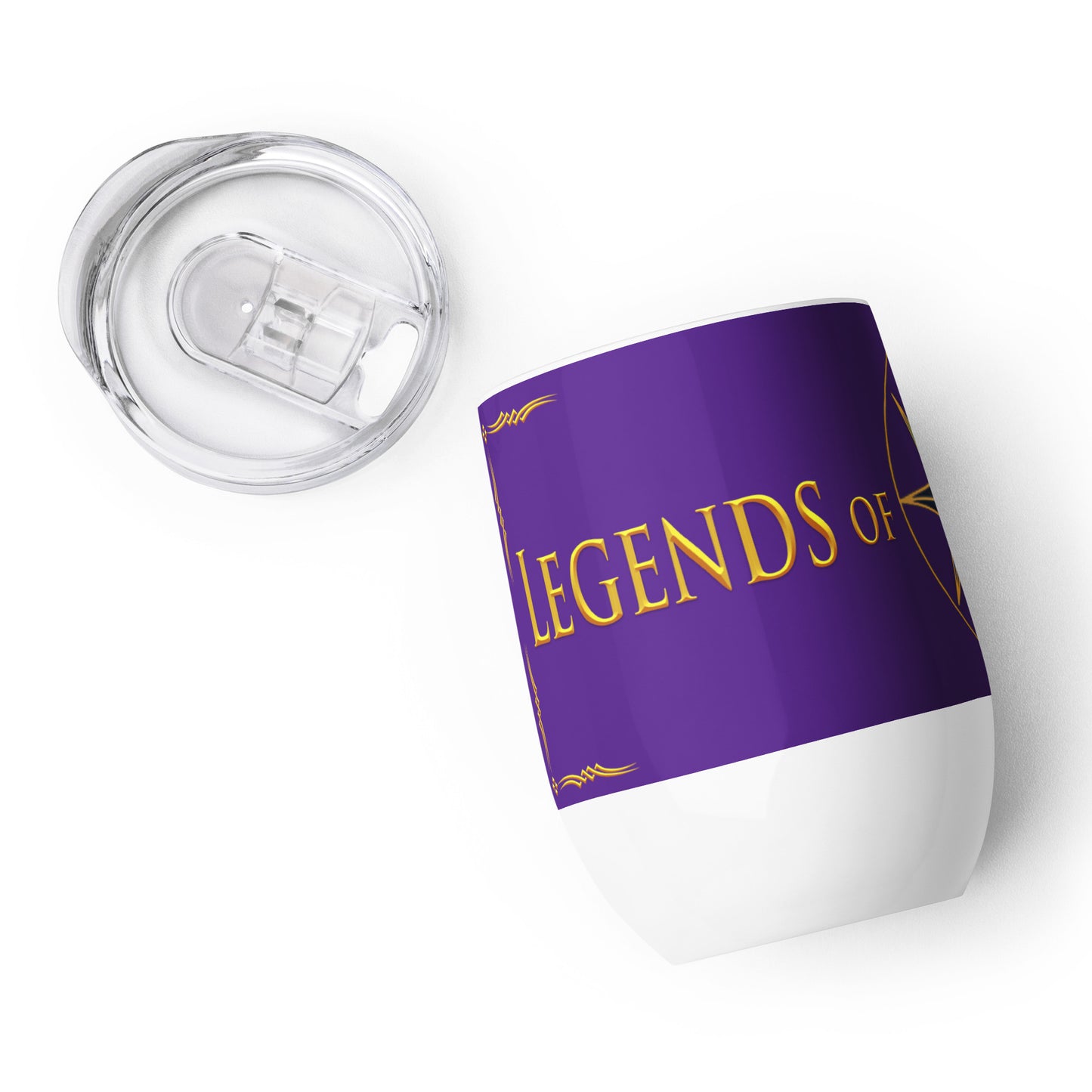 Legends of Lairheim Wine Tumbler with lid