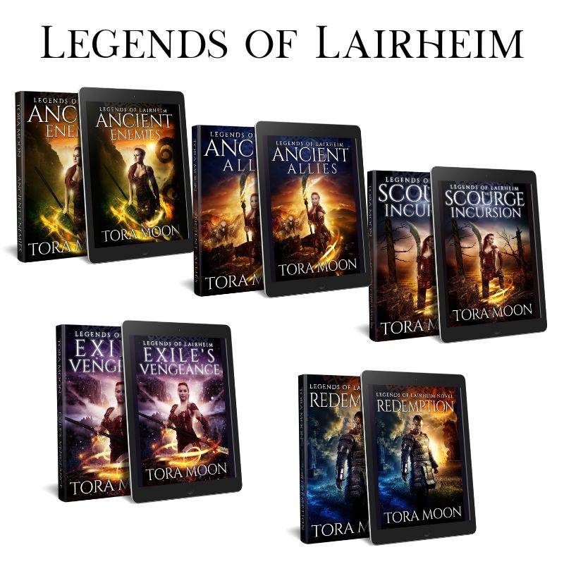 Legends of Lairheim epic fantasy series collection by Tora Moon