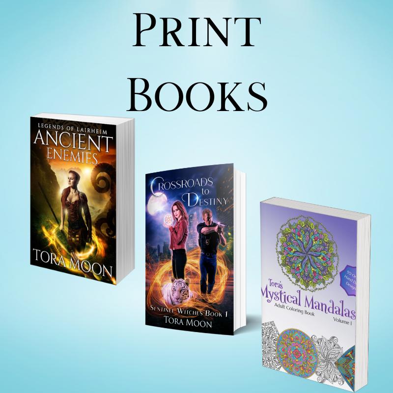 Read Tora Moon's books in paperback format