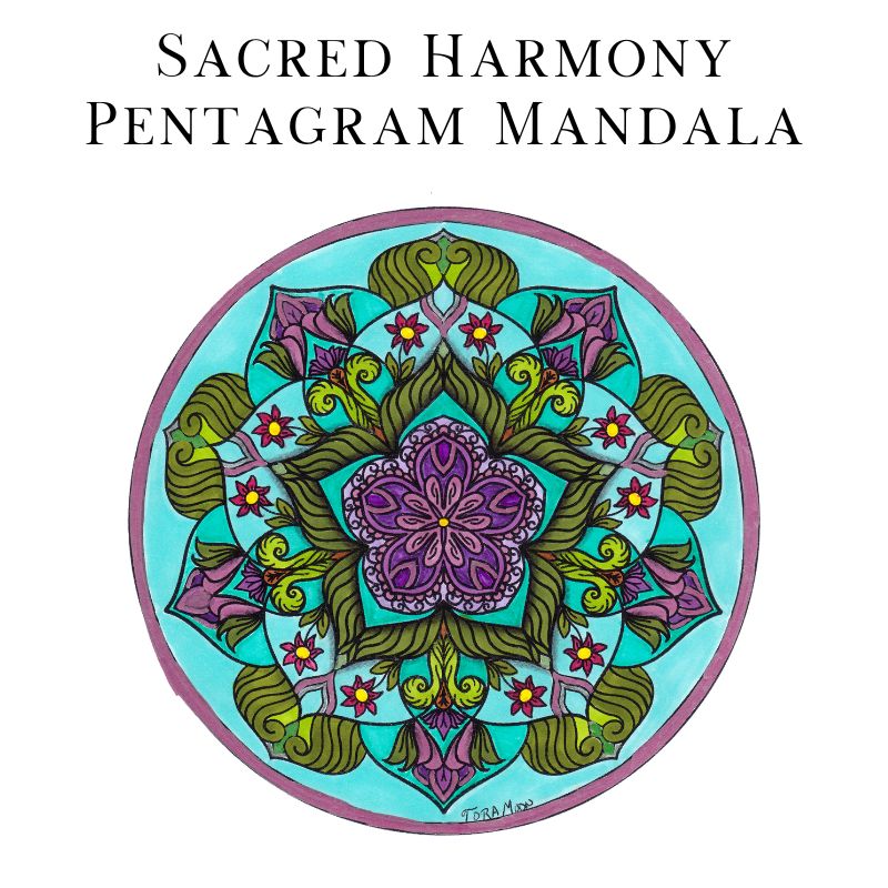 Sacred Harmony Pentagram Mandala Collection
