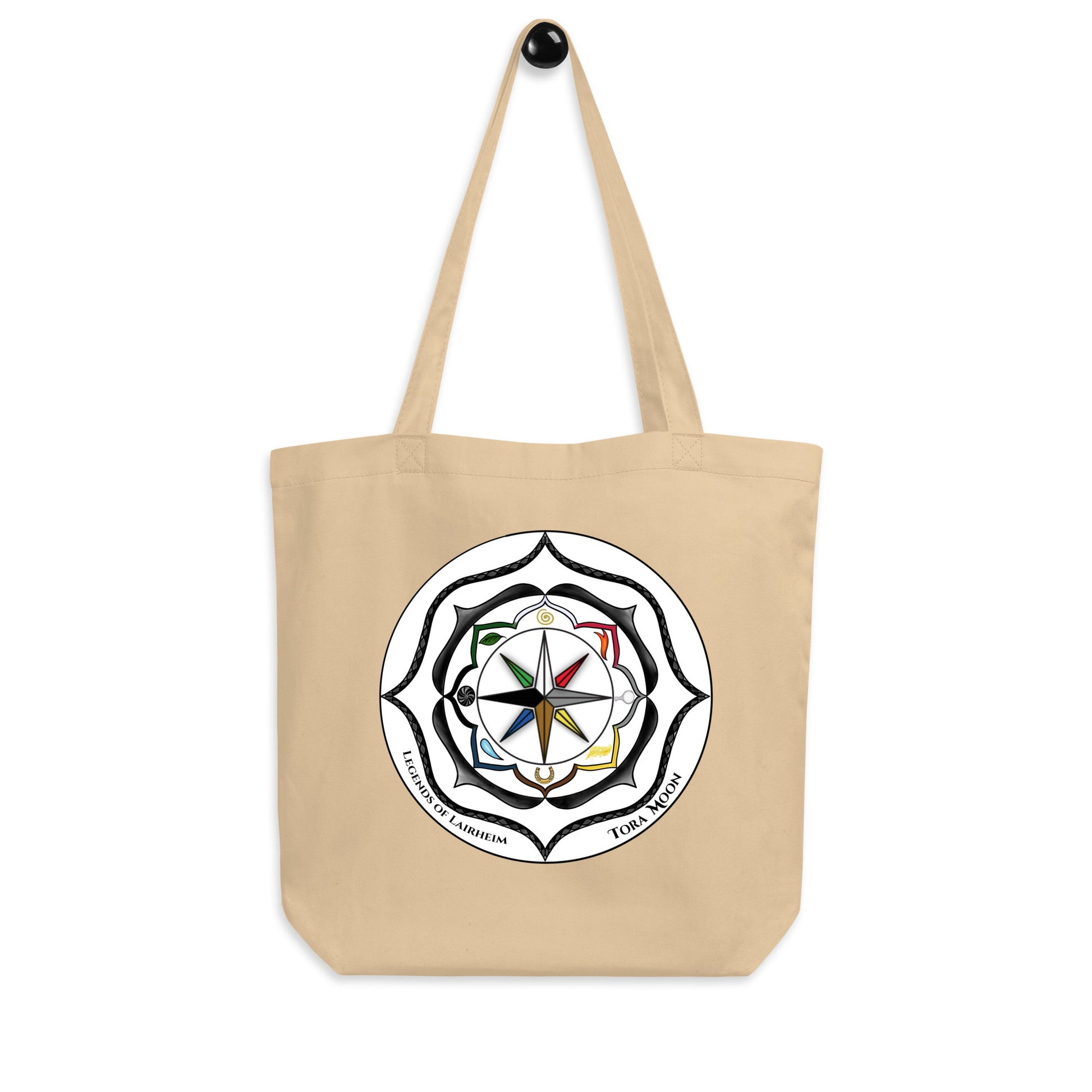 Legends-black-mandala-tote-bag