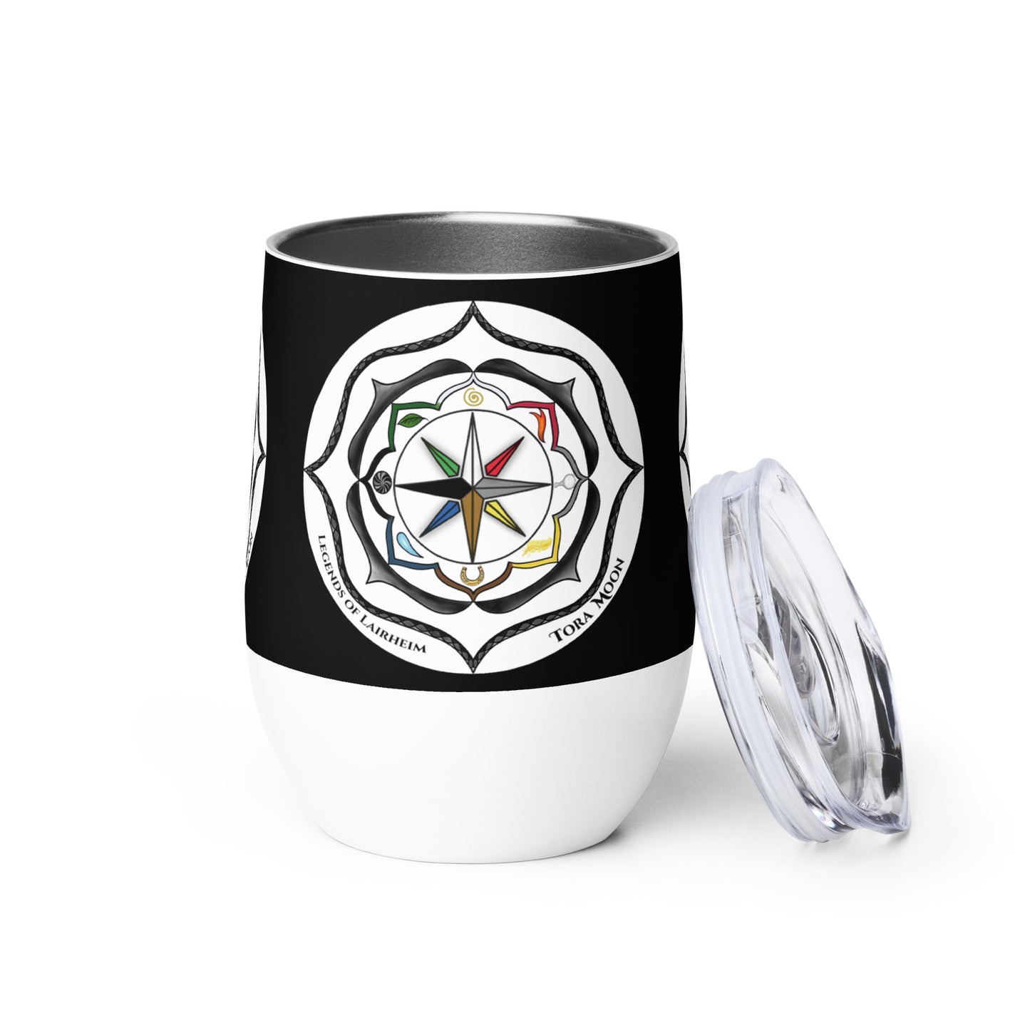 Legends-black-mandala-wine-tumbler