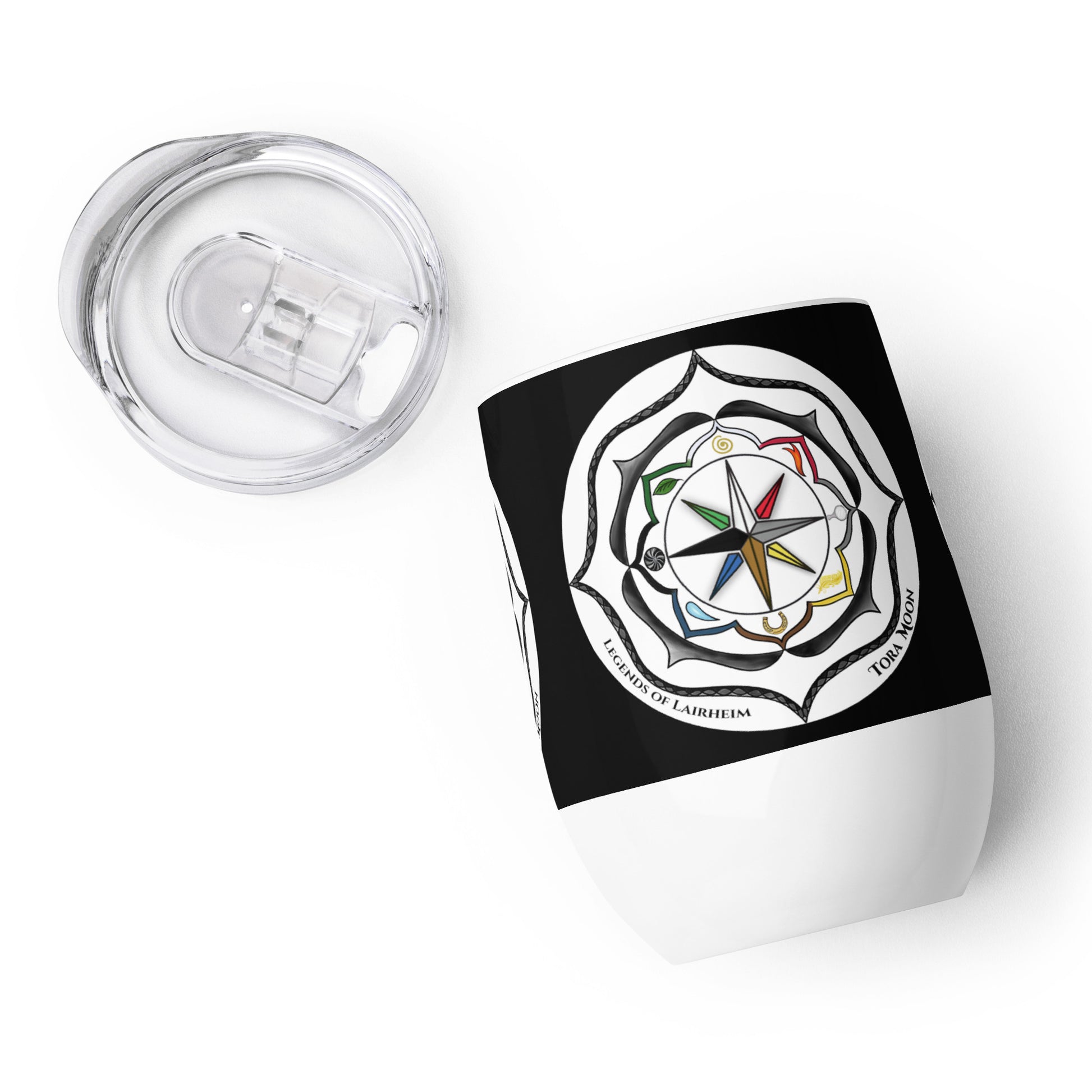 Legends-black-mandala-wine-tumbler