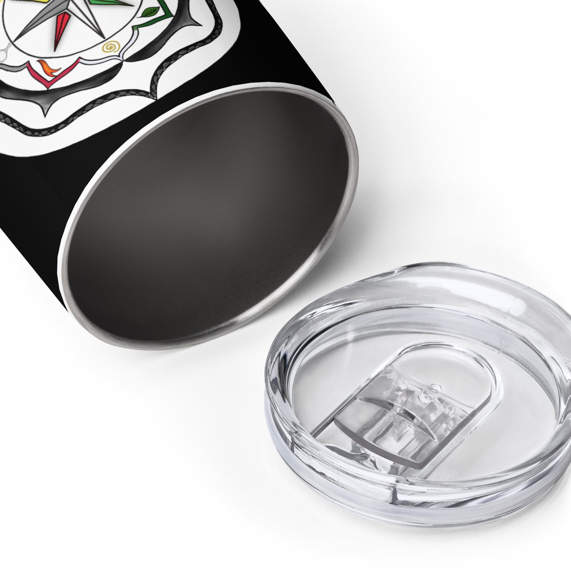 Legends-black-mandala-wine-tumbler