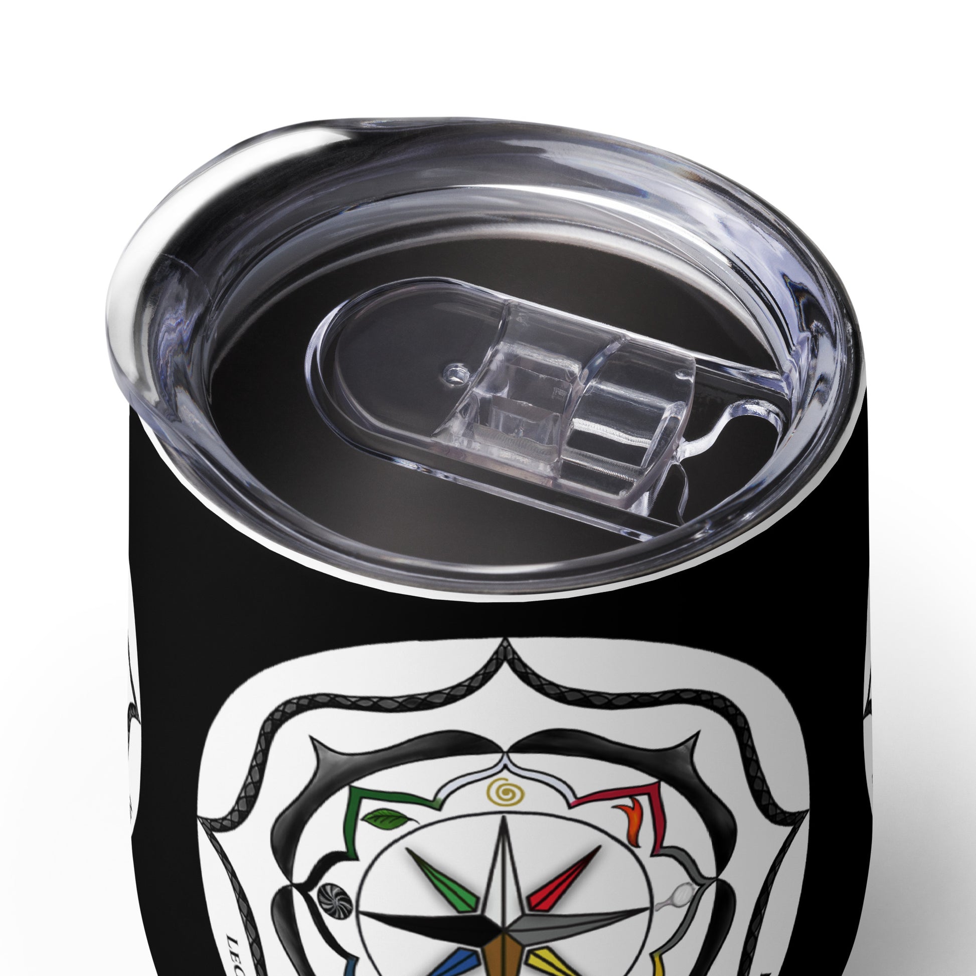 Legends-black-mandala-wine-tumbler