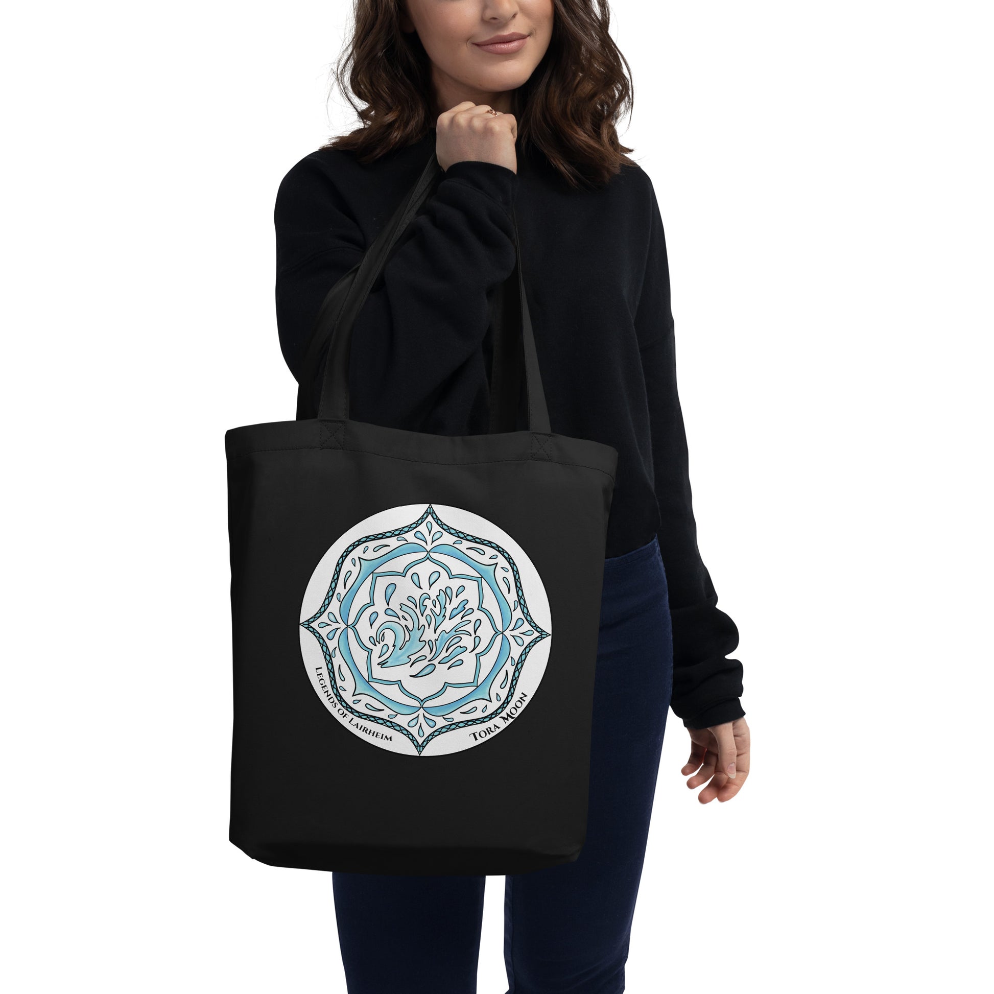 Legends-blue-mandala-tote-bag