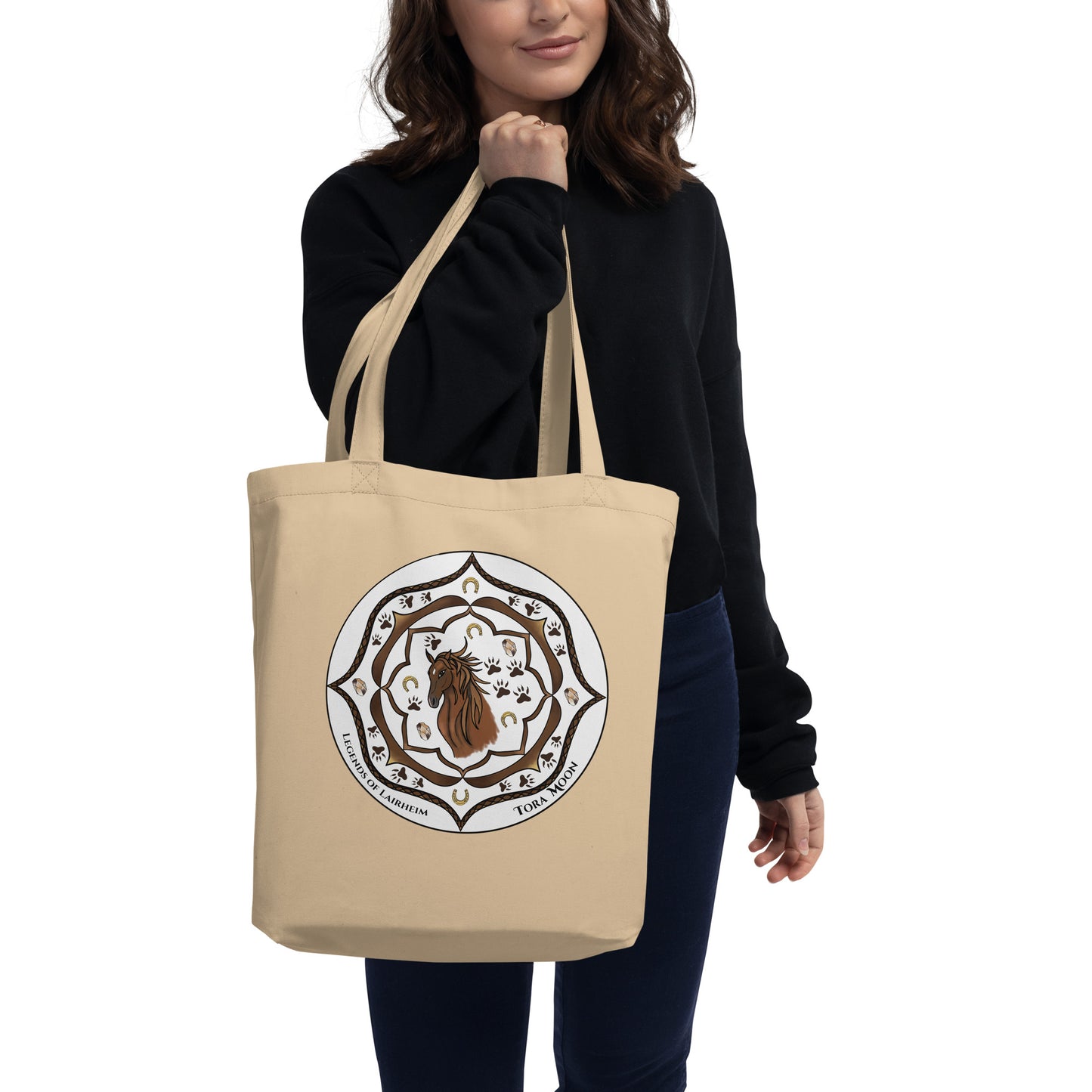 Brown Talent Mandala Eco Tote Bag