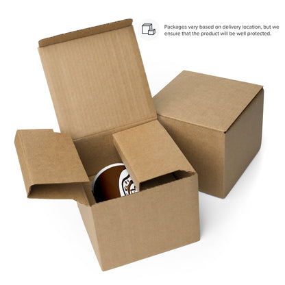 Brown Talent Mandala White Mug