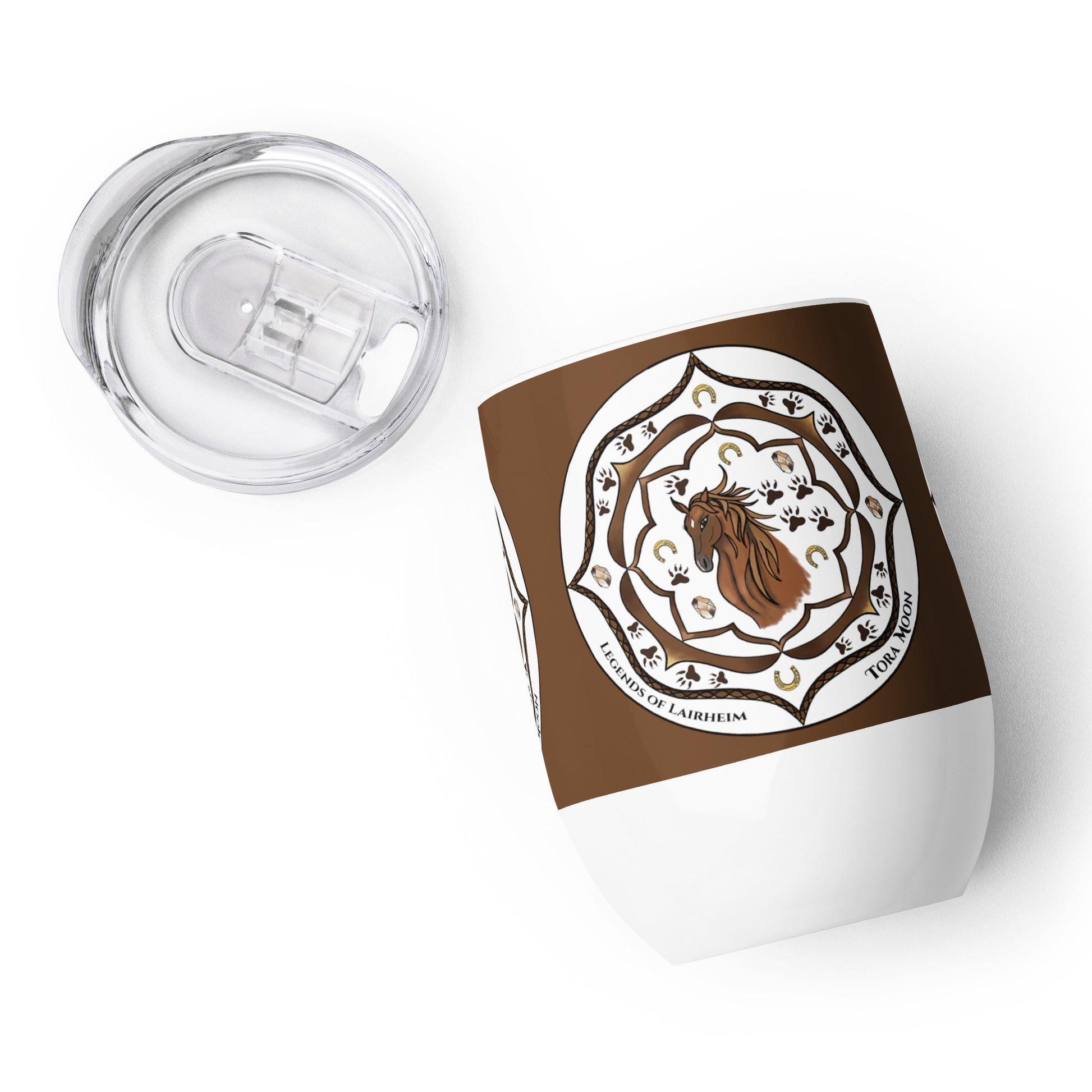 Legends-brown-mandala-wine-tumbler