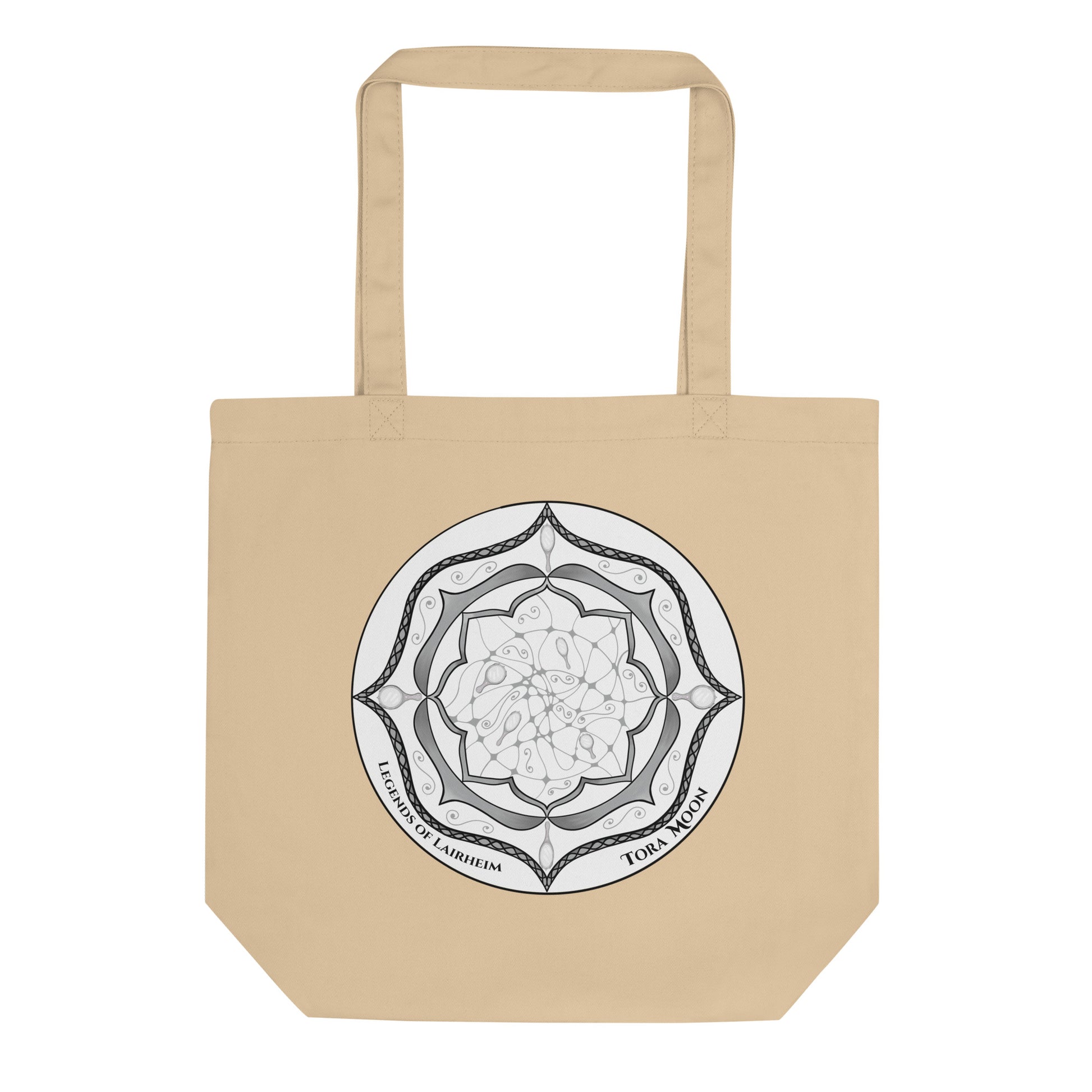 Legends-gray-mandala-tote-bag